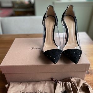 Gianvito Rossi Tyler Plexi Heels
